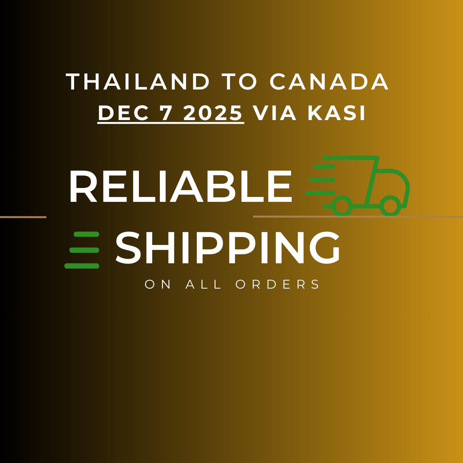 3 Inch Bag Trans-Ship Fee Dec 7 2025